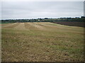 Looking down the field towards The Manor