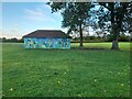 Changing room in Silver Jubilee Park, Kingsbury