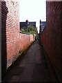 Alleyway off Farman Road, Earlsdon