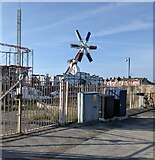 ST1166 : Three cabinets on Barry Island railway station by Jaggery