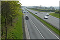 A55 North Wales Expressway towards Tal-y-bont