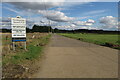 Footpath to Brookfield Farm and road to Ridgeway Business Park