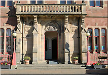 NX4355 : Entrance to the Town Hall, Wigtown by Billy McCrorie