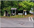 Golf course and chapel direction signs, Glascoed, Monmouthshire