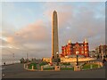SD3036 : Cenotaph and Metropole Hotel, Blackpool by Malc McDonald