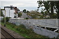 Railway footbridge ramp at Chalkwell