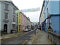 High Street from the bridge, Haverfordwest (Hwlffordd), Pembrokeshire