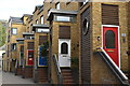 Modern housing at Highbridge Wharf