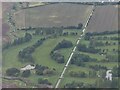 Bronze Age Barrow site and cemetery at Tetney Golf Course: aerial 2021 (1)