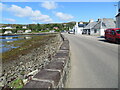 Road (A837) and Loch Wall at Lochinver