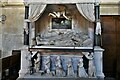 Edington Priory Church: The superb alabaster and marble Lewis Monument