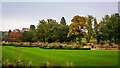 Fading autumnal gardens at Grantley Hall