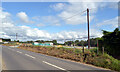 Construction site, Dereham Road (B1135), Yaxham