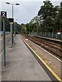 WNW along platform 2, Radyr station, Cardiff