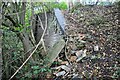 Abutment of old railway bridge