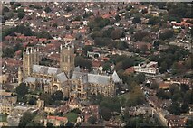 SK9771 : Lincoln Cathedral: aerial 2021 (1) by Chris