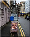 Windsor Castle Sunday Lunch information board, Newport