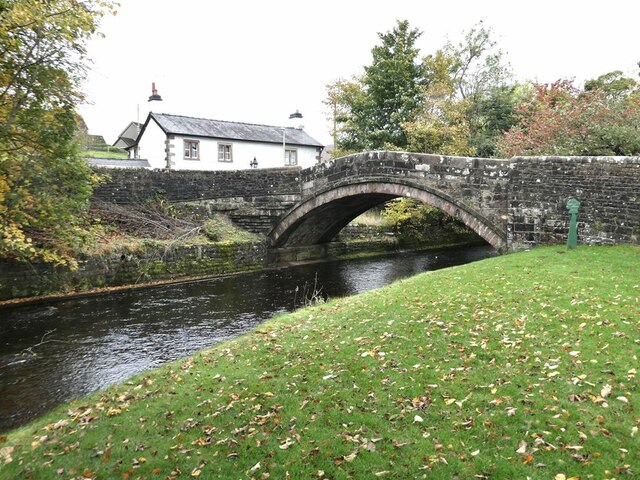 Dunsop Bridge Over the river and in the village of the same name.