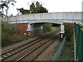 Priory Road bridge over the railway from Lincoln to Sleaford