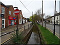 The Beck beside High Street North, Ruskington