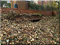 Largely buried lintel by the Droitwich Junction Canal