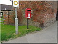 Elizabeth II postbox on Main Street (A157), North Kyme