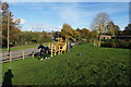 The horse themed climbing frame