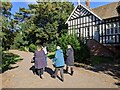 Walking past the pavilion in Bedford Park