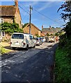 Cars and houses, High Street, Arlingham