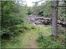 NC4603 : Footpath to the River Cassley and Achness Falls by Peter Wood