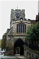 SP2864 : Warwick - St James Chapel West Gate by Rob Farrow