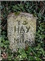 Old Milestone, B4352, Pen-y-Park