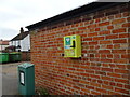 Defibrillator on Hale Road, Heckington