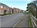 Looking southeast along Stone Drive