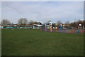 Basketball court by Meadows Community Centre