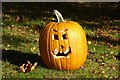 SO8743 : Hallowe'en pumpkin by Philip Halling