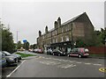 Businesses and flats, Muirhall Road