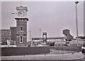 SJ7687 : Clock Tower, Altrincham Station by Richard Sutcliffe