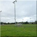 ST3085 : Rugby pitch in Maesglas by David Smith