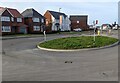 Grassy roundabout, Great Oldbury Drive, Great Oldbury