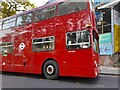 1975 bus on Archway Road, Highgate