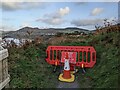 The Coast Path is closed at Nefyn