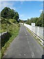 Shared path by A4043 in Pontypool