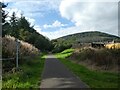 NCN492 on former railway track south of Cwm Ffrwd-oer