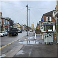 Cherry Hinton Road on a damp November morning