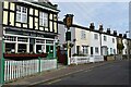 The Red Lion pub and houses in North Road