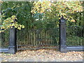 The original railings of the Metropolitan Cattle Market