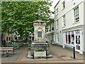 SX8060 : Disused drinking fountain, The Plains, Totnes  by Stephen Craven