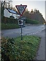 SO3904 : Speed camera sign, Gwehelog by Jaggery