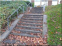 TL2622 : Steps on Shephall Way, Stevenage by David Howard